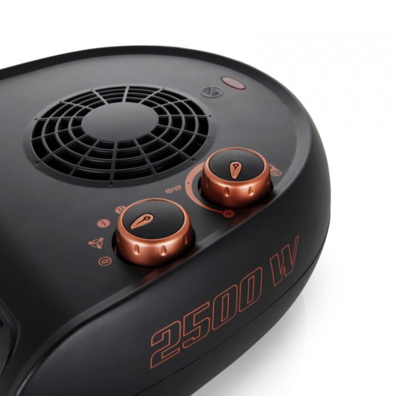 Orbegozo FH 6035 Termoventilatore Compatto 2200W – Regolazione Temperatura E Antigelo – Oscillante 90° Grigio