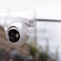 Câmara de segurança IMOU Cruiser 2 5MP WiFi 6 360º Visão nocturna Imagem branca em tempo de chuva