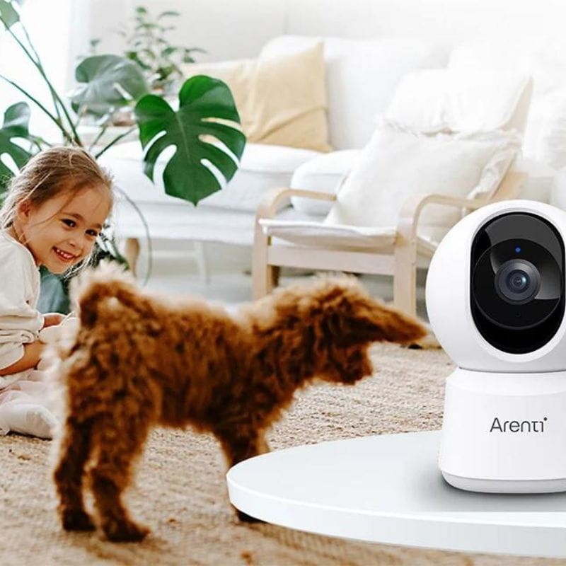 Câmara de Segurança Arenti P2Q 4MP UHD 2K Dual WiFi IP 360º Visão Noturna Branca - Item2