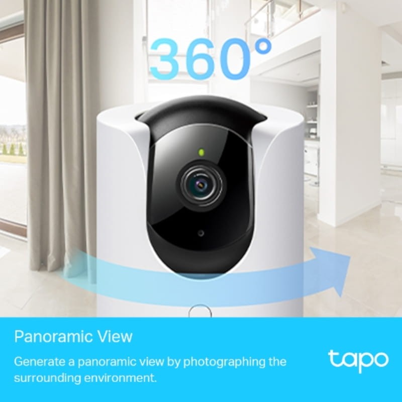 Cámara de Seguridad IP TP-Link Tapo C225 Escritorio Negro/Blanco - Ítem4