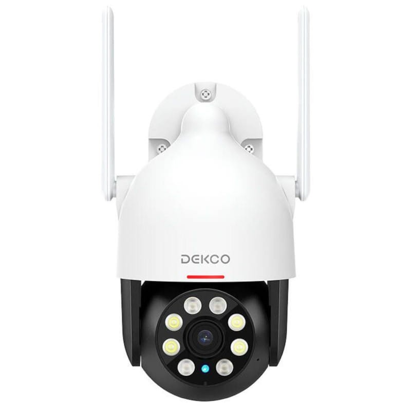 Cámara de seguridad IP DEKCO DC5L 2K QHD WiFi Visión Nocturna a color Google Assistant/Alexa Blanco - Ítem