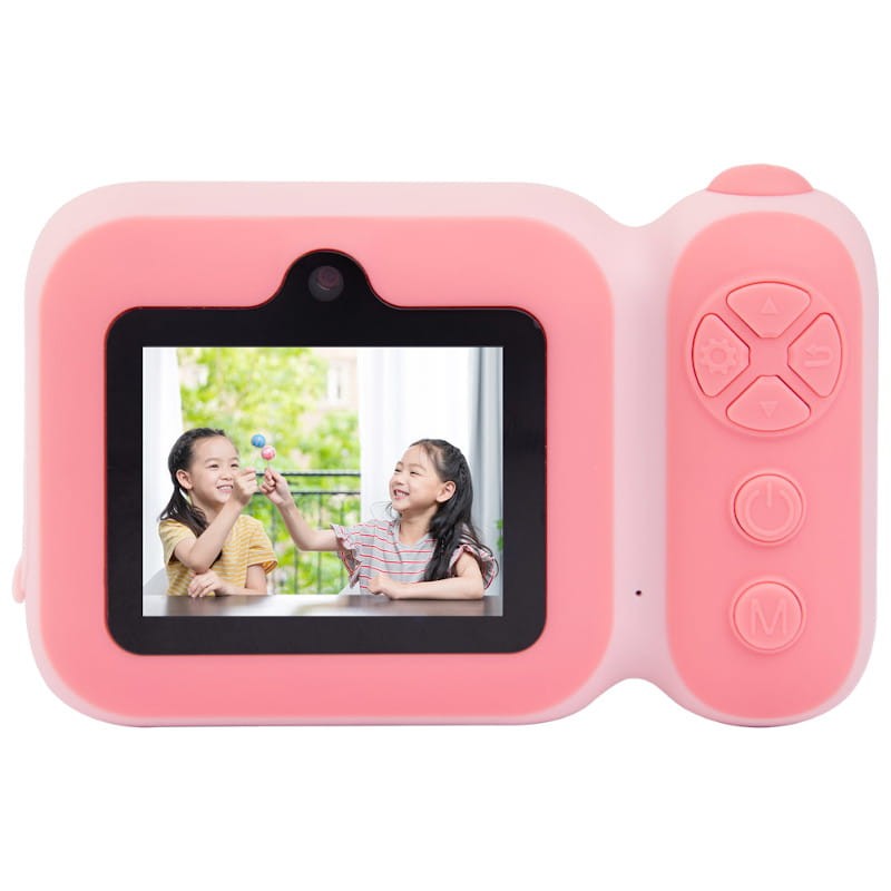 Câmera Digital Infantil K12 3,7V 600mAh Rosa - Item1