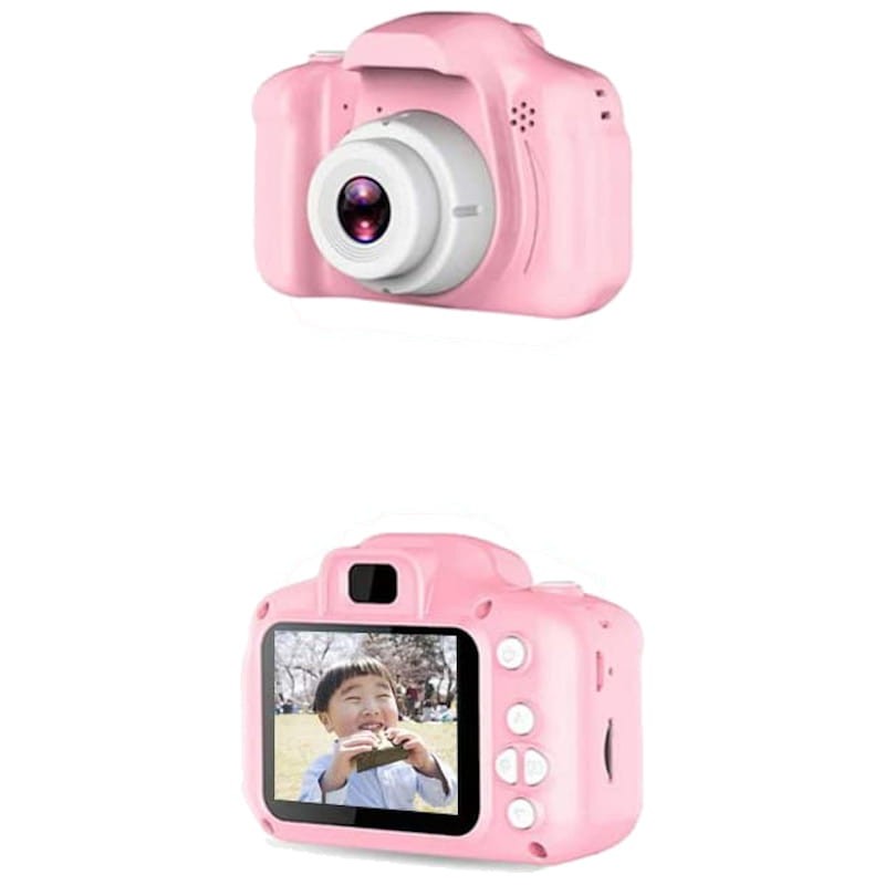 Câmera Digital Infantil K1 Versão Atualizada 600mAh Rosa - Item1