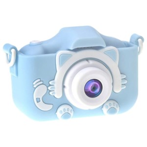 Camara Infantil Conejo Azul - Cámara Digital Para Niños Forma De Conejo Azul