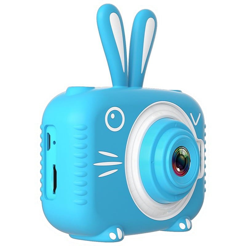 Cámara Digital Para Niños K3 Diseño Conejo Azul