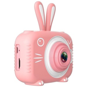 Camara Infantil Conejo Azul - Cámara Digital Para Niños Forma De Conejo Azul