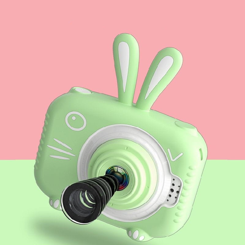 Cámara Digital Para Niños K3 Diseño Conejo Verde - Ítem1