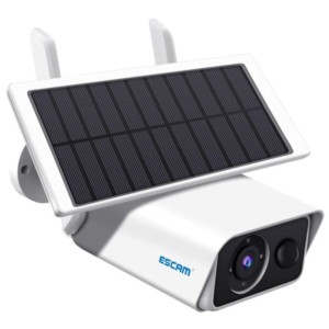 Cámara de seguridad IP Escam QF180 Solar 3MP Wifi Blanco