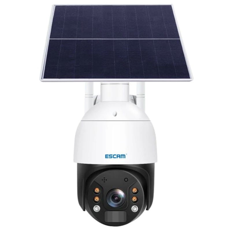 Caméra de sécurité IP Escam QF624 Solaire Wifi Enregistrement 24 heures Blanc - Ítem1