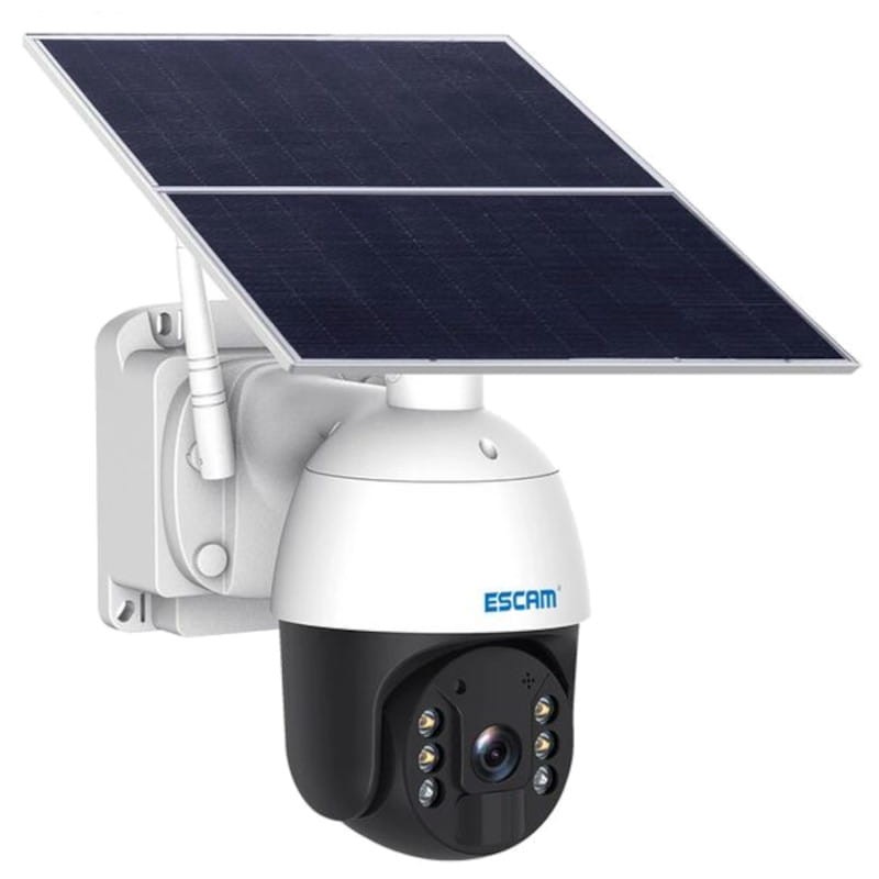 Caméra de sécurité IP Escam QF624 Solaire Wifi Enregistrement 24 heures Blanc - Ítem2