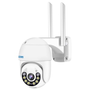 Caméra de sécurité IP Escam QF800 4k 8MP Wifi Blanc