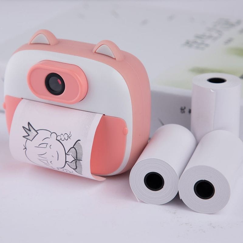 Câmera Instantânea Infantil com Impressão K13 Design Gato Rosa - Item2