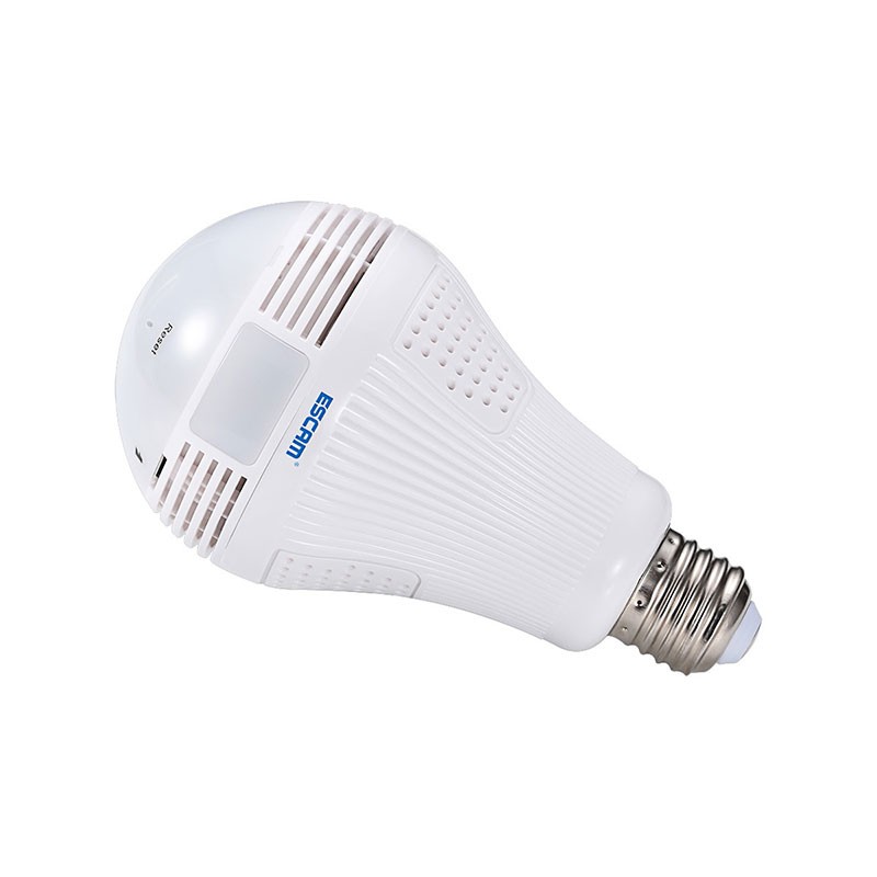 Comprar Cámara IP Bombilla LED 360 Grados Escam QP136 - PowerPlanet