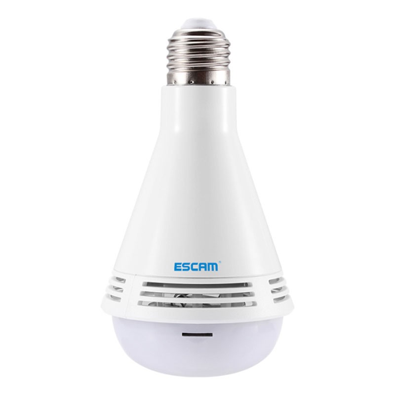  IP Camera LED Bulb Escam QP137 Bluetooth Speaker 360 Degree 2MP 1080p