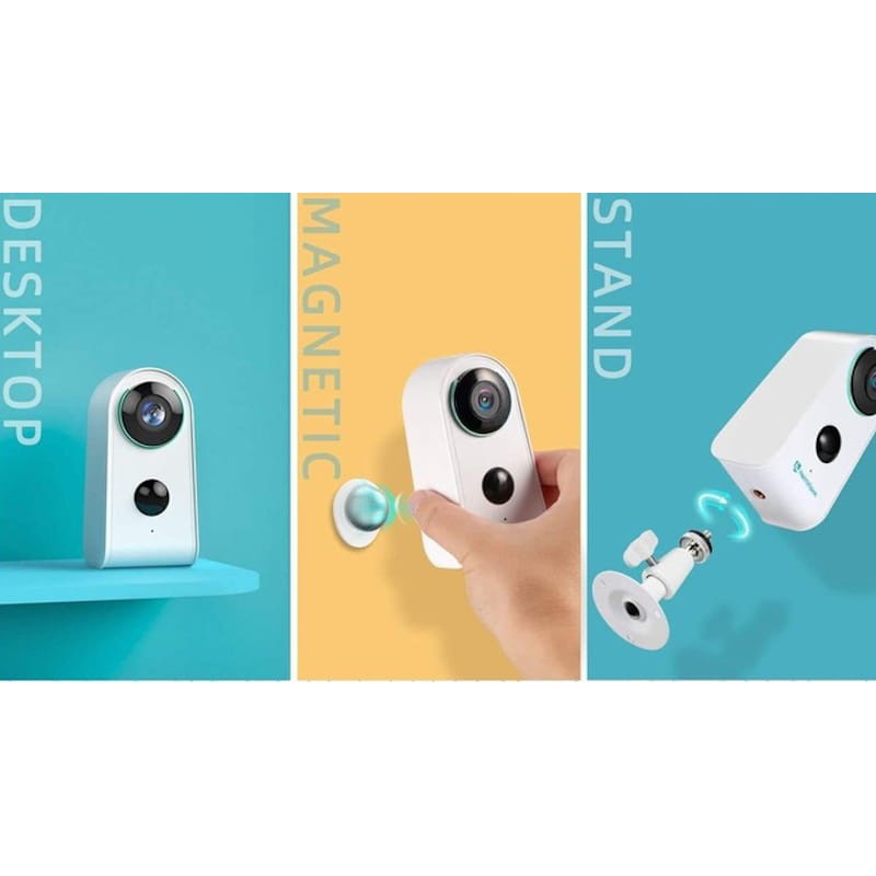 visione notturna rilevamento del movimento umano IP65 impermeabile HMD3 1080P Telecamera di sorveglianza wireless WiFi per esterni Batteria ricaricabile solare archiviazione cloud / SD visione notturna rilevamento del movimento umano IP65 impermeabile HMD3 1080P Telecamera di sorveglianza wireless WiFi per esterni Batteria ricaricabile solare archiviazione cloud / SD