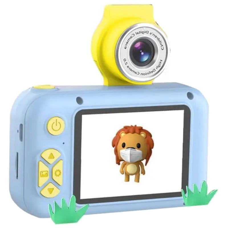 Câmera X101 com Câmera Giratória Azul - Câmera Digital para Crianças - Item