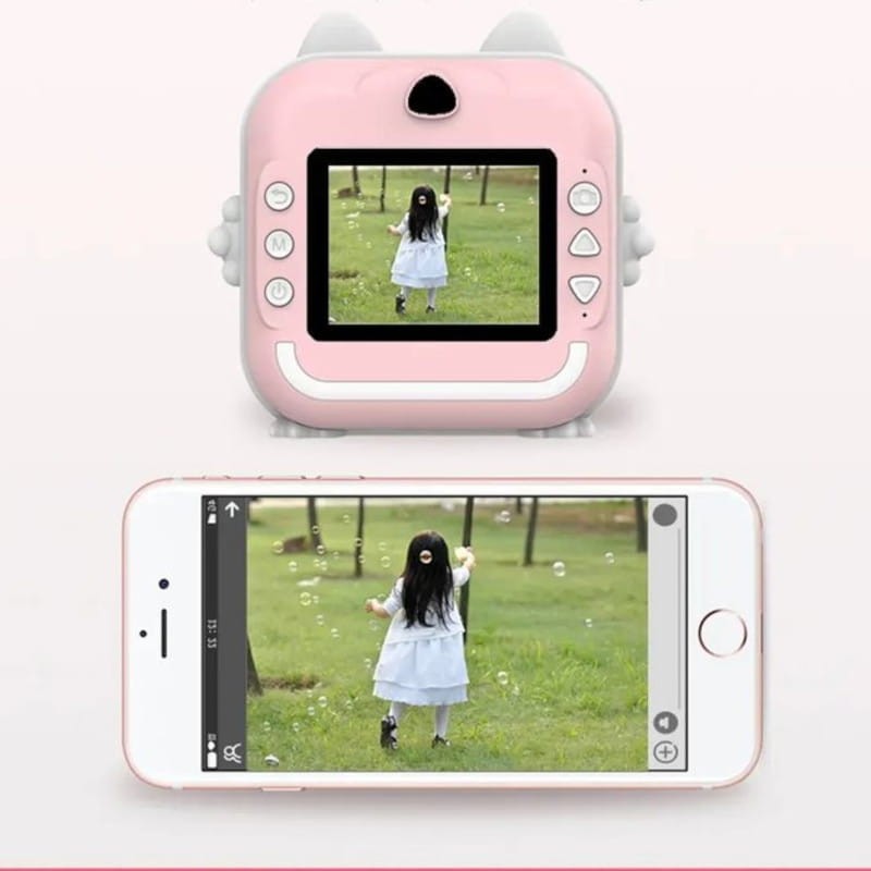 Appareil photo Q5 Impression Photo Rose - Appareil photo pour enfants - Ítem3