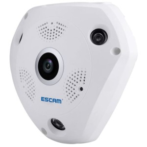 Caméra de sécurité Escam QP180 panoramique 360º