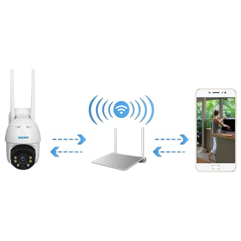 Cámara de seguridad IP Escam QF130 Solar 1080p 2MP Wifi - Clase B Reacondicionado - Ítem2