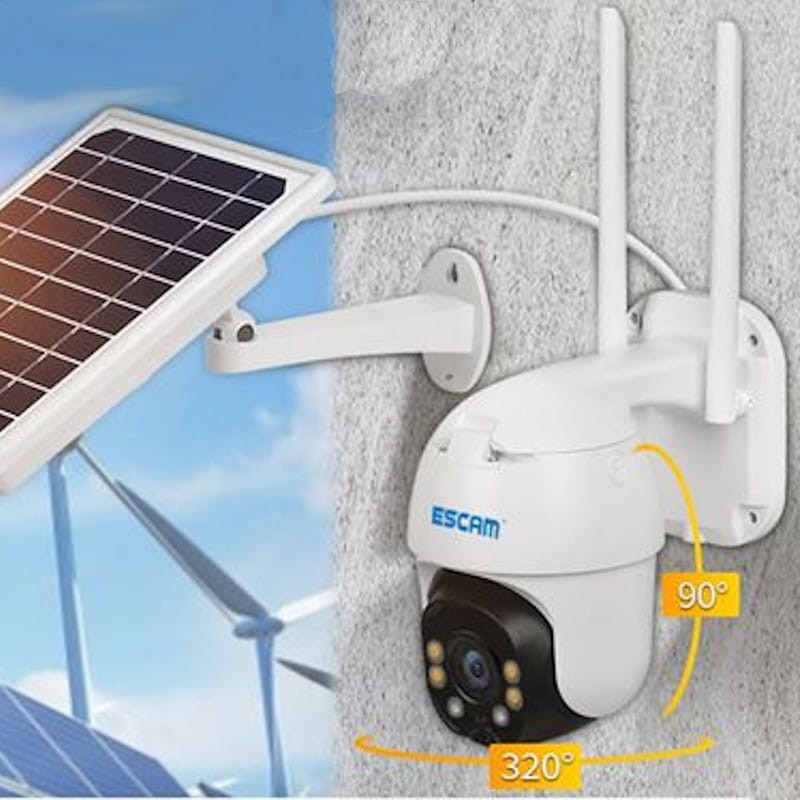 Caméra de sécurité IP Escam QF330 Solaire 1080p 2MP 4G / LTE - Ítem1