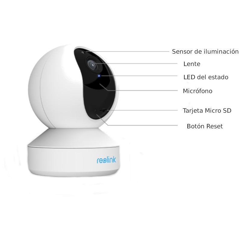 Câmara de segurança IP Reolink E1 PRO Wifi Super HD 4MP - Item1