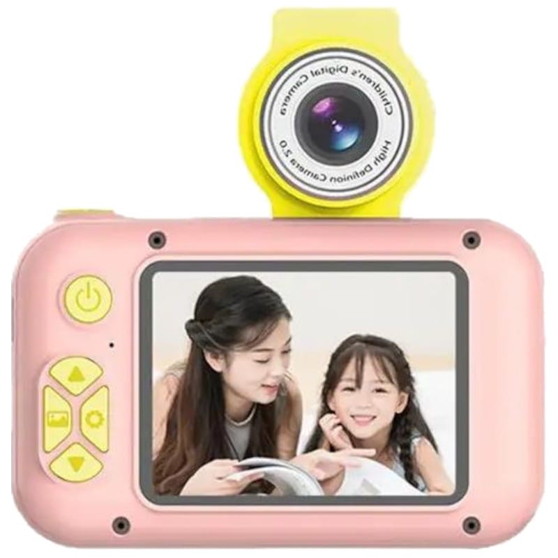 Câmera X101 com Câmera Giratória Rosa - Câmera Digital para Crianças - Item