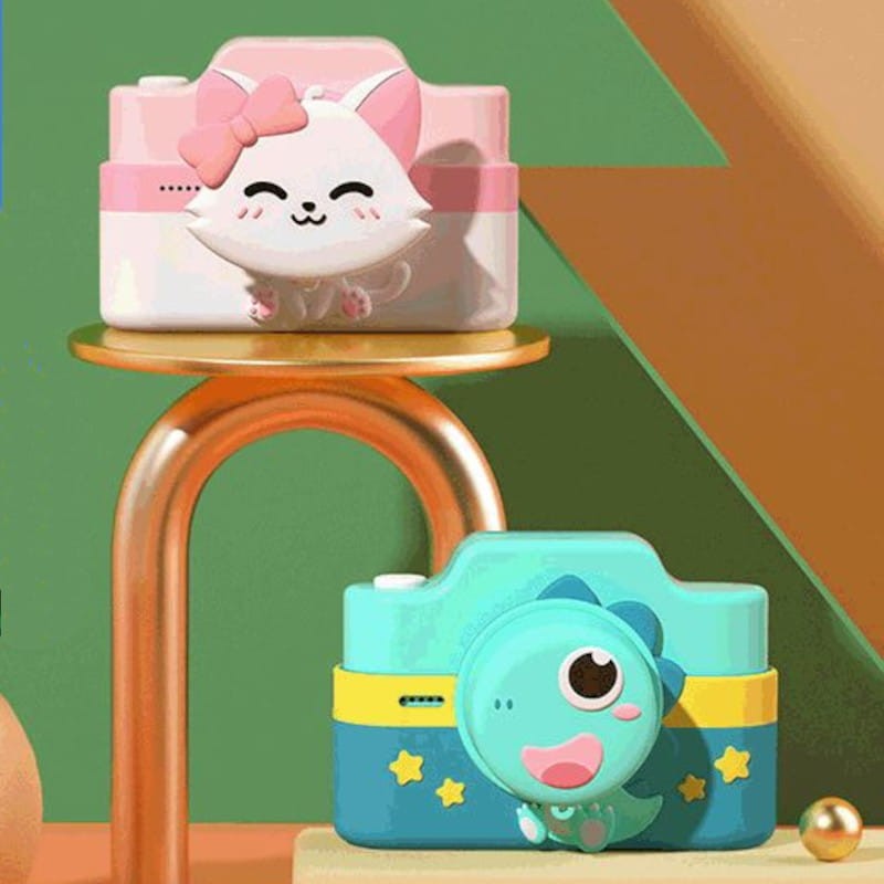 Cámara para Niños YJR C4 con Pantalla Táctil Rosa - Ítem1