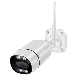 Câmera de Segurança Zemismart QJ17 Outdoor FullHD Alexa Show Branco
