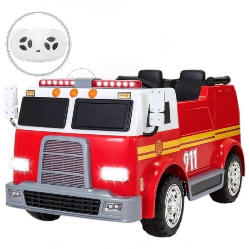 Camion de pompiers Biplace RESCUE 24V Rouge - Voiture électrique pour enfants - Ítem