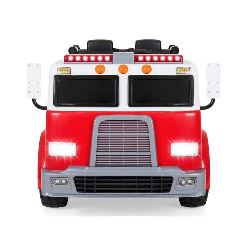 Camion de pompiers Biplace RESCUE 24V Rouge - Voiture électrique pour enfants - Ítem1