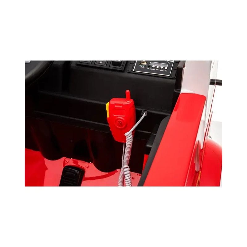 Camion de pompiers Biplace RESCUE 24V Rouge - Voiture électrique pour enfants - Ítem8