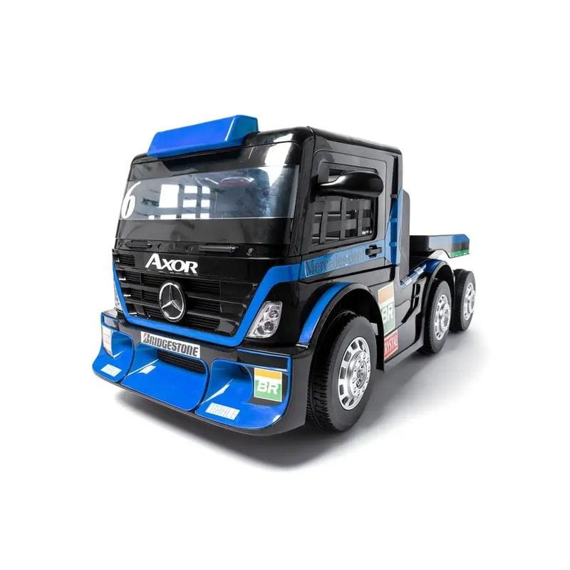 Camión Mercedes MB AXOR 12V Azul - Coche eléctrico para niños - Ítem1