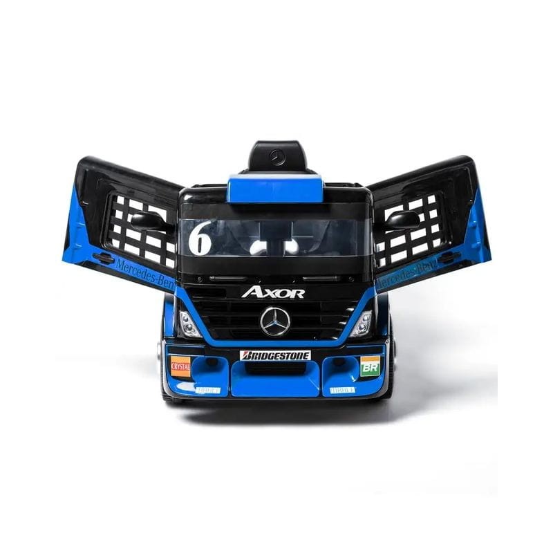 Camión Mercedes MB AXOR 12V Azul - Coche eléctrico para niños - Ítem3