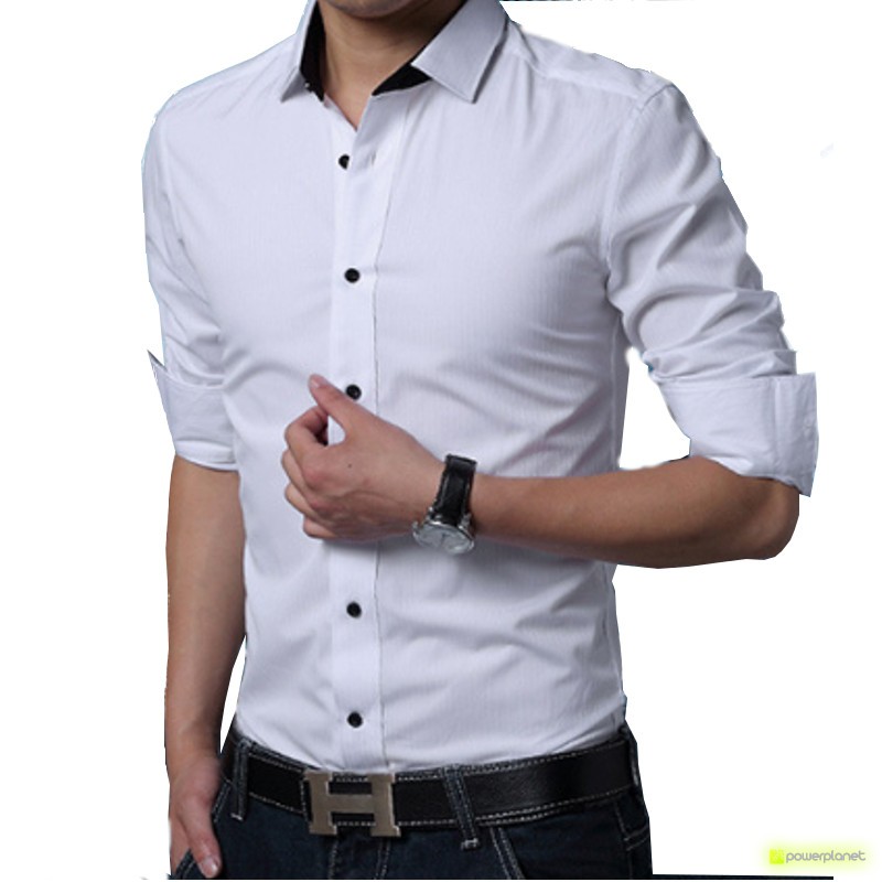 Camisa Basic Line Branco - Homen