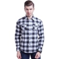Camisa de Cuadros Azul/Blanco Campera - Ítem