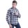 Camisa de Cuadros Azul/Blanco Campera - Ítem1