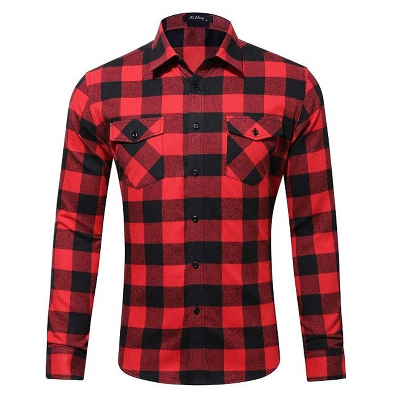 Shirt Camper Charts Red and White - Men