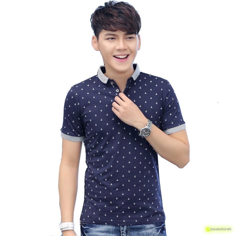 Camisa Marine Line Azul - Homen
