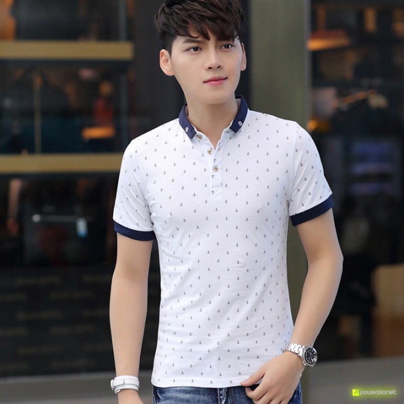 Camisa Marine Line Branco - Homen