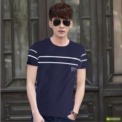 Camiseta Azul Double Line - Ítem