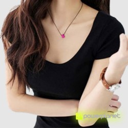 Camisa Preta Básica Scoopneck - Item1
