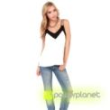 Blusa Branca com V-neck - Item