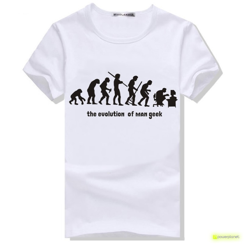 Camiseta Evolution Man Geek