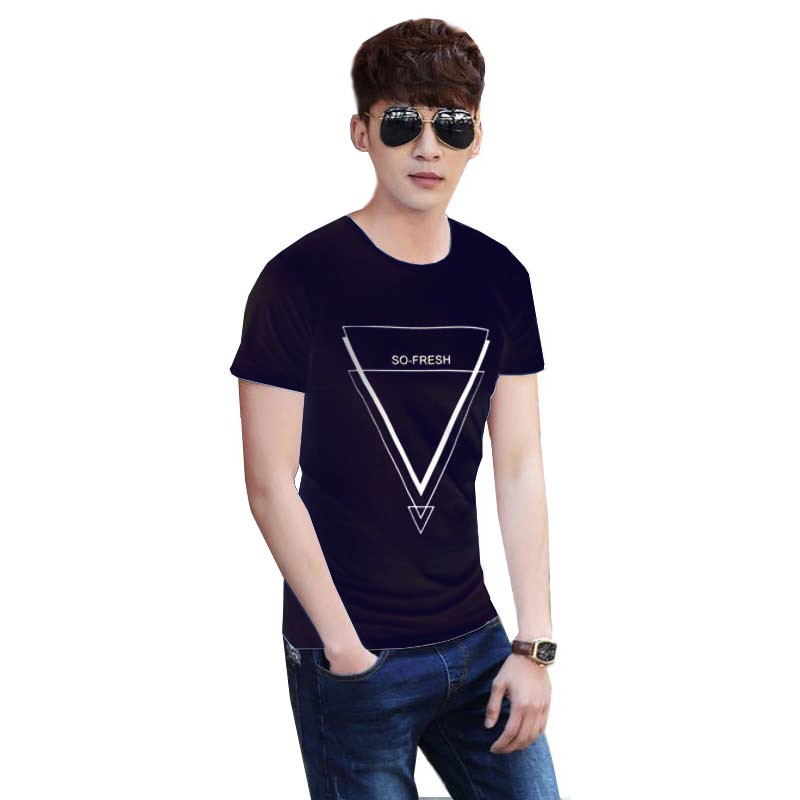 Camiseta Azul Marino Fresh Triangle