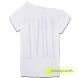 Camisa Print LOVE Branca - Item1