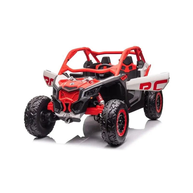 Can AM Maverick UTV Buggy XXL 24V Display MP4 Rouge - Voiture électrique pour enfants - Ítem1