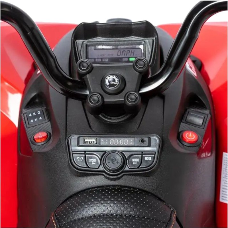 Quad infantil Can Am Renegade 24V Rojo - Coche eléctrico para niños - Ítem7
