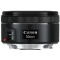 Canon EF 50 mm f / 1.8 STM Preto - Objectiva para Canon - Item