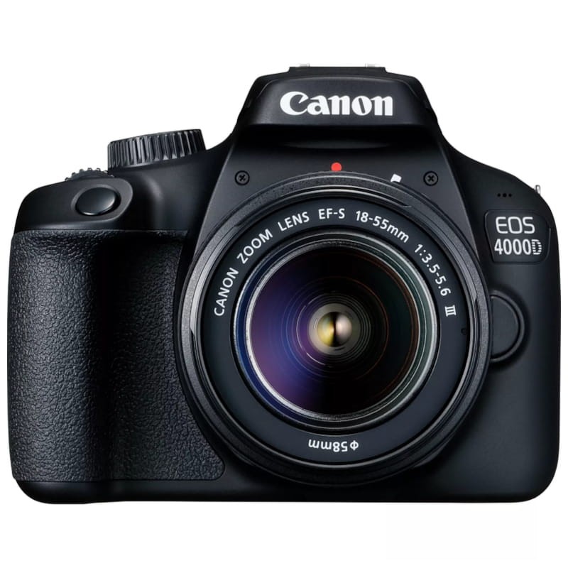 Canon EOS 4000D + Objetiva EF-S 18-55mm III - Câmara SLR - Item