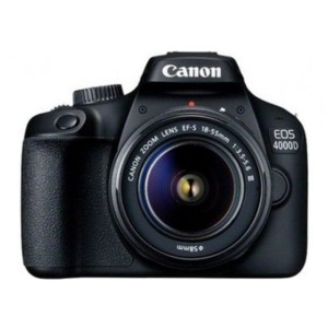 Canon EOS 4000D + EF-S 18-55mm 18 MP Preto - Câmara Reflex